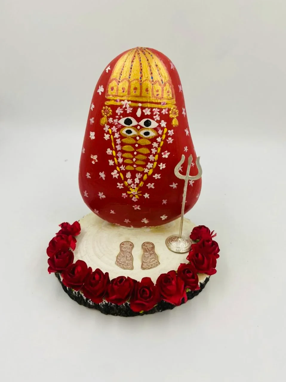 Ashapura Mataji Pebble Art (Metal)